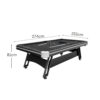 CUETIQ 3-in-1 9FT Iron-Leg Pool Table - Billiards, Table Tennis, Office Desk Combo - Durable, Space-Saving, Modern Design - Image 2