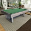 CUETIQ 8FT KD Pool Table Half KD Wood Black Design - Image 7