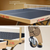 DOUBLE FISH Xiang Yun X3 Indoor 22mm Black Table Tennis Pingpong Table-Bats Balls Net ITTF Approve - Image 5