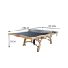 DOUBLE FISH Xiang Yun X3 Indoor 22mm Black Table Tennis Pingpong Table-Bats Balls Net ITTF Approve - Image 7