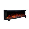 Lucerne 60 Inch 1800W Electric Fireplace – Recessed, Wall Mounted or Freestanding with Stand - Image 3