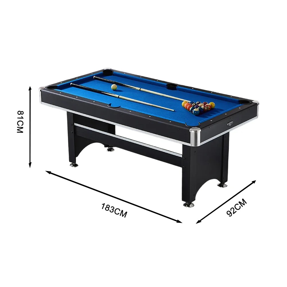 CUETIQ 6FT 3-in-1 Billiard Table Pool Ping Pong Desk 2 CUETIQ 6FT 3-in-1 Billiard Table Pool Ping Pong Desk - Image 2