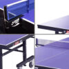 DHS T1223 Premium 22mm Indoor Blue&Black Table Tennis Pingpong Table - Bats Balls Net - Image 3