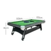 CUETIQ 7FT Iron-Leg Pool Table Professional Modern Design - Image 6
