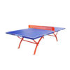 DOUBLE FISH SW321 Outdoor Waterproof Blue Table Tennis Pingpong Table-Bats Balls Net ITTF Approve