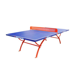 DOUBLE FISH SW321 Outdoor Waterproof Blue Table Tennis Pingpong Table-Bats Balls Net ITTF Approve