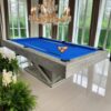 QUESLA WP06 7FT Luxury Slate Pool Table Grey Blue - Image 5