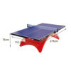DHS NEORB&GOLDRB Premium 25mm Indoor Black&Blue Table Tennis Pingpong Table - Bats Balls Net - Image 4