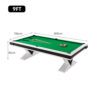 CUETIQ L001 7/8/9FT 3-IN-1 Slate Billiard Table/ Ping-pong Table/ Office Desk Solid Wood Frame - Image 6