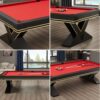 CUETIQ L001 7/8/9FT 3-IN-1 Slate Billiard Table/ Ping-pong Table/ Office Desk Solid Wood Frame - Image 3