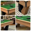 QUESLA 7FT Marble Pool Table with Ball Return System - Image 5