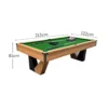 QUESLA 7FT Marble Pool Table with Ball Return System - Image 6