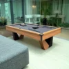 QUESLA 7FT Marble Pool Table with Ball Return System - Image 9