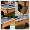 QUESLA 7FT Marble Pool Table with Ball Return System - Image 11