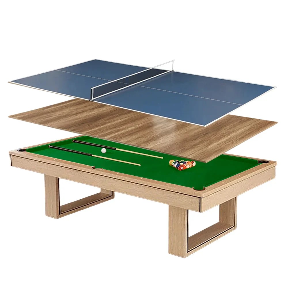 CUETIQ 6FT 3-in-1 Billiard Table Pool Ping Pong Desk 4 CUETIQ 6FT 3-in-1 Billiard Table Pool Ping Pong Desk - Image 4