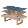 CUETIQ 6FT 3-in-1 Billiard Table Pool Ping Pong Desk - Image 5