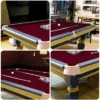 QUESLA 7FT 4cm Slate Luxury Pool Table with Brass Detailing - Image 3