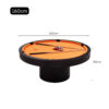 CUETIQ L042 Marble 160cm Diameter 2-IN-1 Round Billiard Table/ Office Desk - Image 11