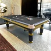 QUESLA 7FT 4cm Slate Luxury Pool Table with Brass Detailing - Image 10
