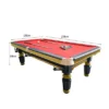 QUESLA 7FT 4cm Slate Luxury Pool Table with Brass Detailing - Image 16