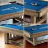 CUETIQ GTMDF012 9FT MDF 3IN1 Billiard Table / Ping-pong Table/ Office Desk - Image 8