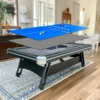 CUETIQ 3-in-1 8FT Iron-Leg Pool Table - Billiards, Table Tennis, Office Desk Combo - Durable, Space-Saving, Modern Design - Image 7