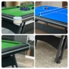 CUETIQ 3-in-1 8FT Iron-Leg Pool Table - Billiards, Table Tennis, Office Desk Combo - Durable, Space-Saving, Modern Design - Image 12