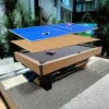 CUETIQ 9FT Black Marble Pool Table - Automatic Ball Return, 3-in-1 Multi-Function Design - Image 8