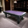QUESLA 8FT Pool Table 2025 Model - Classic Slate Design Upgraded with Reinforced Legs & Pro Ball Nets - Professional Billiard Table, Solid Timber Black Frame - Image 3