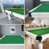 QUESLA 8FT Pool Table 2025 Model - Classic Slate Design Upgraded with Reinforced Legs & Pro Ball Nets - Professional Billiard Table, Solid Timber White Frame - Image 4