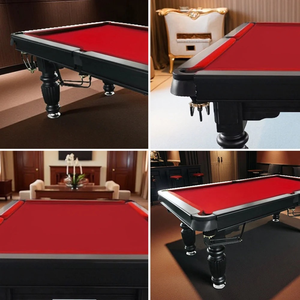 QUESLA 8FT Pool Table 2025 Model - Classic Slate Design Upgraded with Reinforced Legs & Pro Ball Nets - Professional Billiard Table, Solid Timber Black Frame 10 QUESLA 8FT Pool Table 2025 Model - Classic Slate Design Upgraded with Reinforced Legs & Pro Ball Nets - Professional Billiard Table, Solid Timber Black Frame - Image 10