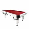 QUESLA 8FT Pool Table 2025 Model - Classic Slate Design Upgraded with Reinforced Legs & Pro Ball Nets - Professional Billiard Table, Solid Timber White Frame - Image 7
