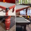 QUESLA 8FT Pool Table 2025 Model - Classic Slate Design Upgraded with Reinforced Legs & Pro Ball Nets - Professional Billiard Table, Solid Timber Walnut Frame - Image 15
