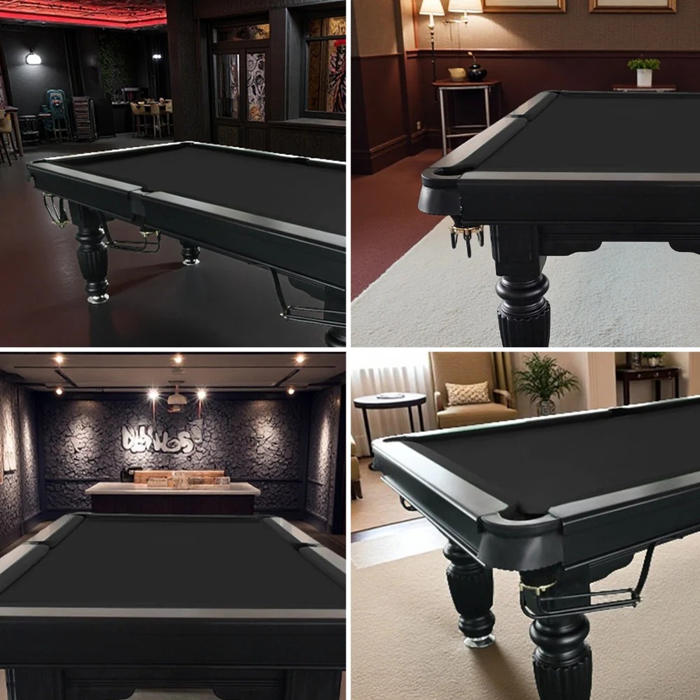 QUESLA 8FT Pool Table 2025 Model - Classic Slate Design Upgraded with Reinforced Legs & Pro Ball Nets - Professional Billiard Table, Solid Timber Black Frame 13 QUESLA 8FT Pool Table 2025 Model - Classic Slate Design Upgraded with Reinforced Legs & Pro Ball Nets - Professional Billiard Table, Solid Timber Black Frame - Image 13