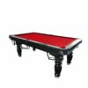 QUESLA 8FT Pool Table 2025 Model - Classic Slate Design Upgraded with Reinforced Legs & Pro Ball Nets - Professional Billiard Table, Solid Timber Black Frame - Image 9