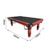QUESLA 8FT Pool Table 2025 Model - Classic Slate Design Upgraded with Reinforced Legs & Pro Ball Nets - Professional Billiard Table, Solid Timber Walnut Frame - Image 13
