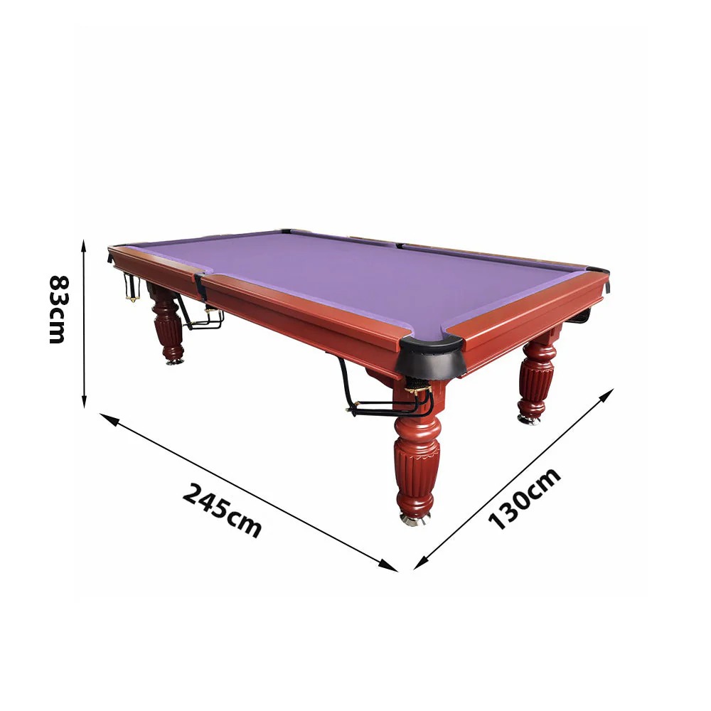 QUESLA 8FT Pool Table 2025 Model - Classic Slate Design Upgraded with Reinforced Legs & Pro Ball Nets - Professional Billiard Table, Solid Timber Walnut Frame 13 QUESLA 8FT Pool Table 2025 Model - Classic Slate Design Upgraded with Reinforced Legs & Pro Ball Nets - Professional Billiard Table, Solid Timber Walnut Frame - Image 13