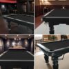 QUESLA 8FT Pool Table 2025 Model - Classic Slate Design Upgraded with Reinforced Legs & Pro Ball Nets - Professional Billiard Table, Solid Timber Black Frame - Image 10
