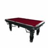 QUESLA 8FT Pool Table 2025 Model - Classic Slate Design Upgraded with Reinforced Legs & Pro Ball Nets - Professional Billiard Table, Solid Timber Black Frame - Image 11