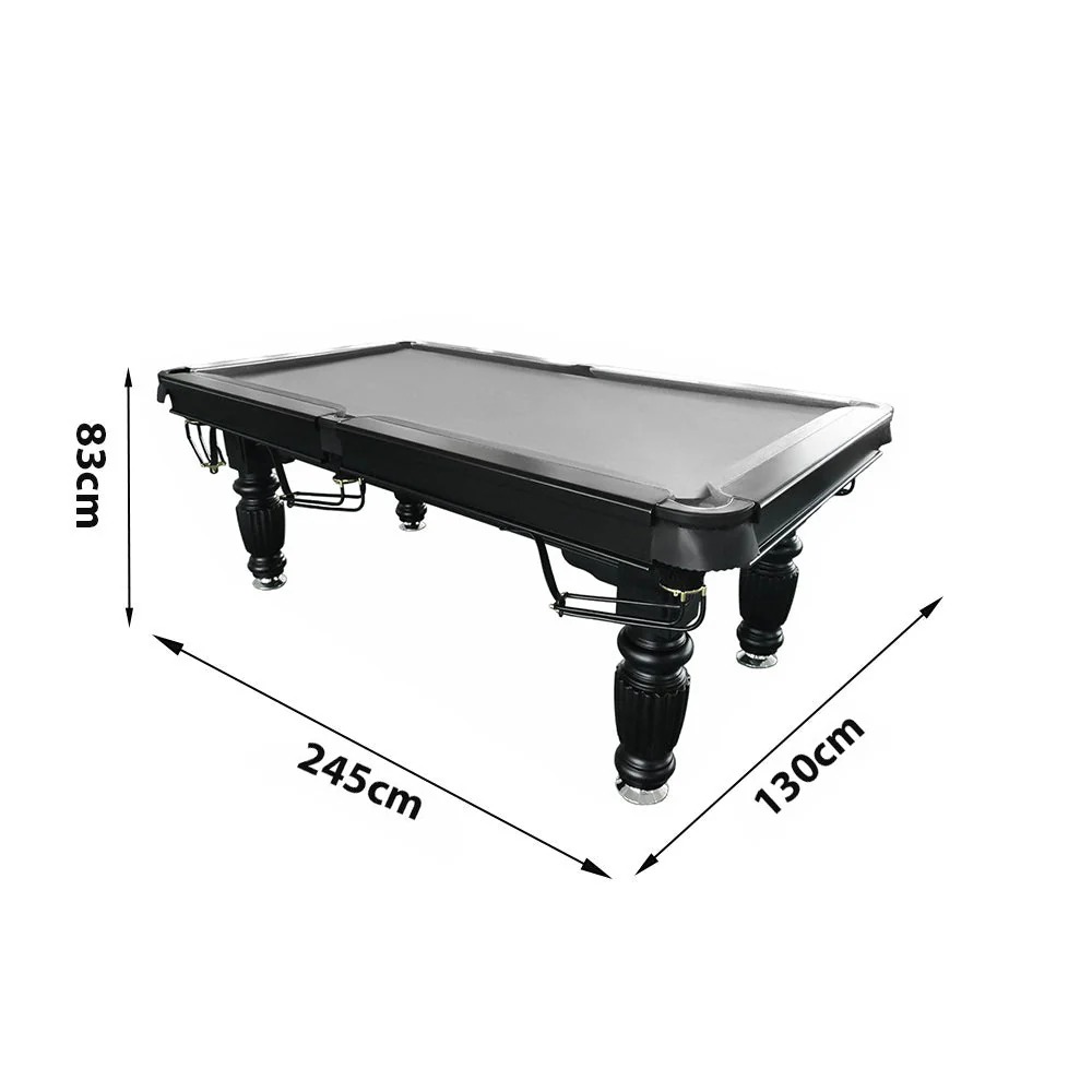 QUESLA 8FT Pool Table 2025 Model - Classic Slate Design Upgraded with Reinforced Legs & Pro Ball Nets - Professional Billiard Table, Solid Timber Black Frame 10 QUESLA 8FT Pool Table 2025 Model - Classic Slate Design Upgraded with Reinforced Legs & Pro Ball Nets - Professional Billiard Table, Solid Timber Black Frame - Image 10