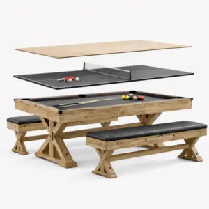 Ashdale 7FT 3-in-1 Dining Pool Table