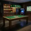 7FT Limited Edition MDF Pool Table - Official Branded VB Felt Close Up