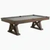 The Rhine Architectural Slate Pool Table | North American Solid Oak (S2-H) - Image 6