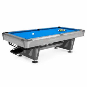 Vector 9FT Competition Slate Pool Table in grey finish
