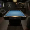 Apex 8ft Slate Pool Table – Ball Return System – Blue Felt - Image 2
