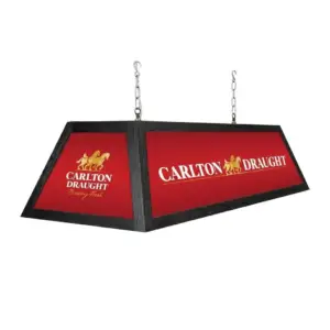 Pool Table Accessories 53 Carlton Draught Branded Pool Table Lamp (SHIPS IN 8 WEEKS)