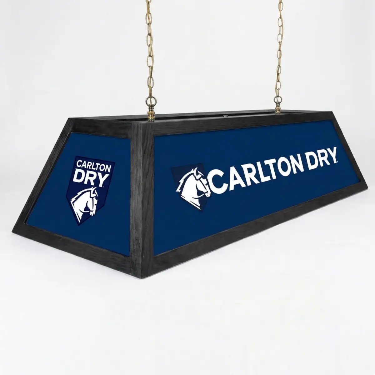 Carlton Dry pool table lamp with adjustable LED lighting for games rooms and billiard tables