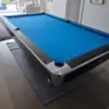 Apex 8ft Slate Pool Table – Ball Return System – Blue Felt - Image 9