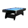 CUETIQ 9FT LED Pool Table - Built-in LED Lighting Professional Play Home Game Set - Blue
