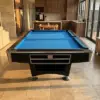 Apex 8ft Slate Pool Table – Ball Return System – Blue Felt - Image 4
